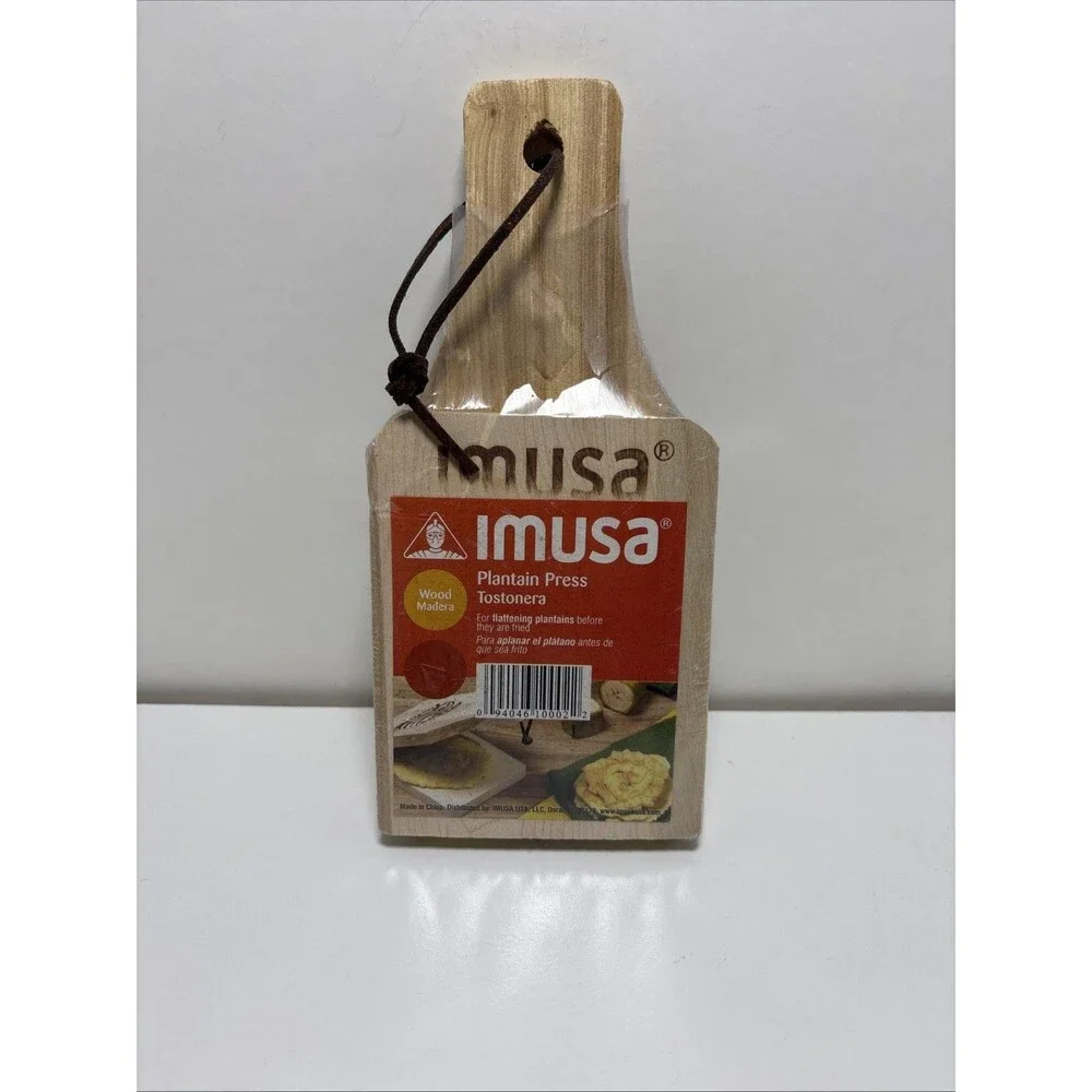 IMUSA J100-5-5040 Wood Tostonera/Plantain Press